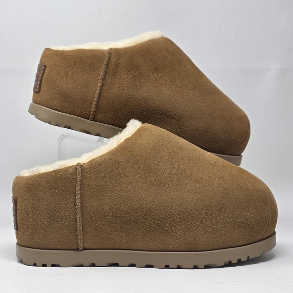 UGG Women's Pumped Slide Chestnut Suede Slippers Shoes 1158215 Size 9 New - Picture 2 of 11